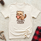 Ferret Lover T-Shirt | Cute Ferret Owner Tee | Funny Ferret Mom Dad Gift