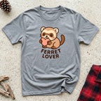 Ferret Lover T-Shirt | Cute Ferret Owner Tee | Funny Ferret Mom Dad Gift