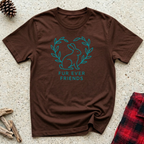 Fur Ever Friends T-Shirt | Cute Rabbit Lover Tee | Bunny Mom Best Friend Gift