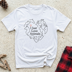 I Just Love Animals T-Shirt | Animal Lover Tee | Wildlife & Pet Lover Gift