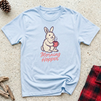 Morning Hopper T-Shirt | Funny Rabbit Coffee Lover Tee | Bunny Owner Gift