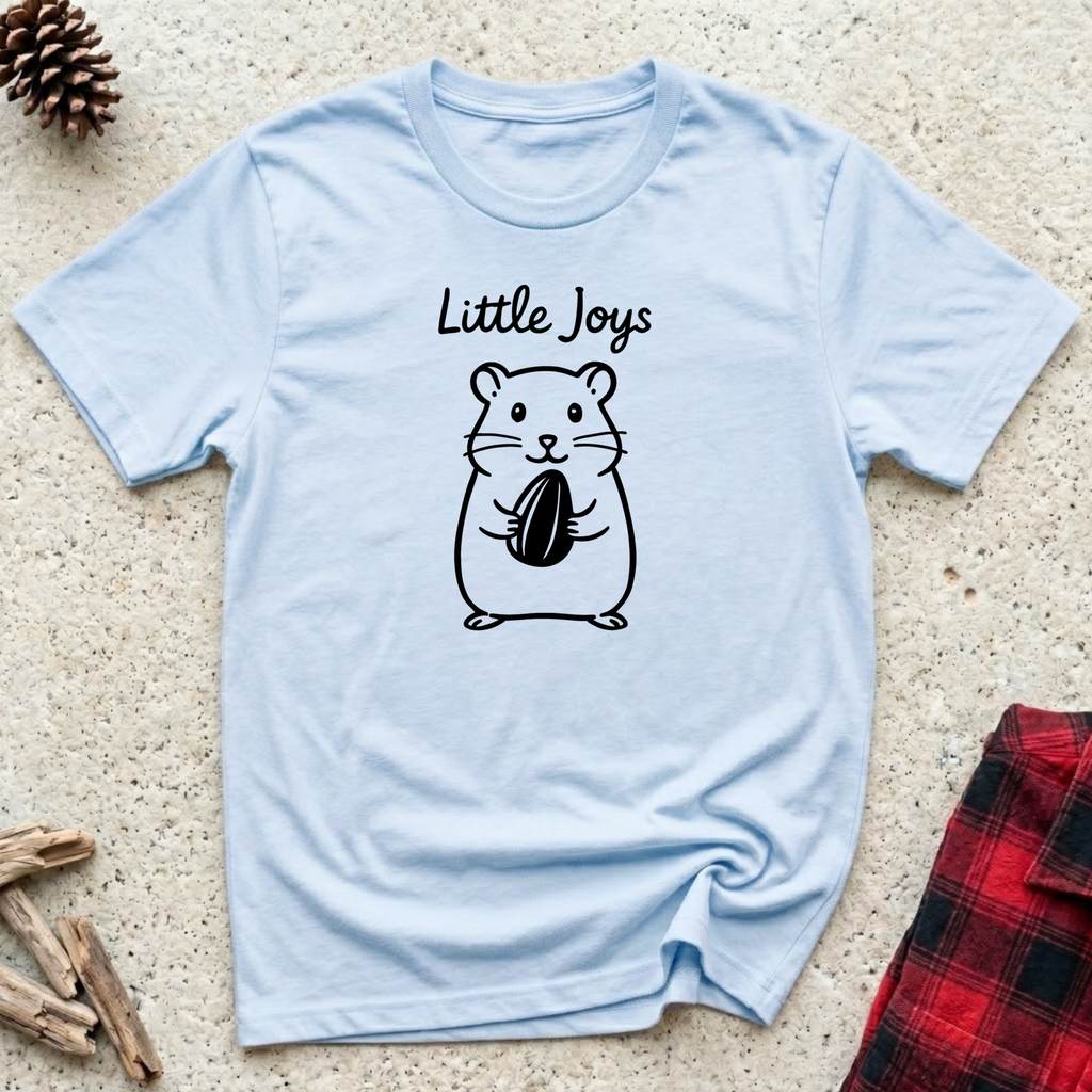 Little Joys T-Shirt | Cute Hamster Lover Tee | Small Pet Owner Gift