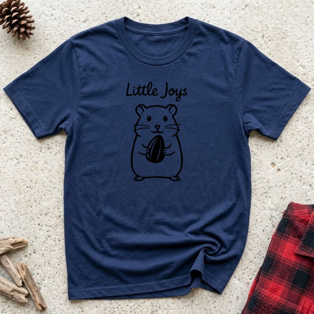 Little Joys T-Shirt | Cute Hamster Lover Tee | Small Pet Owner Gift