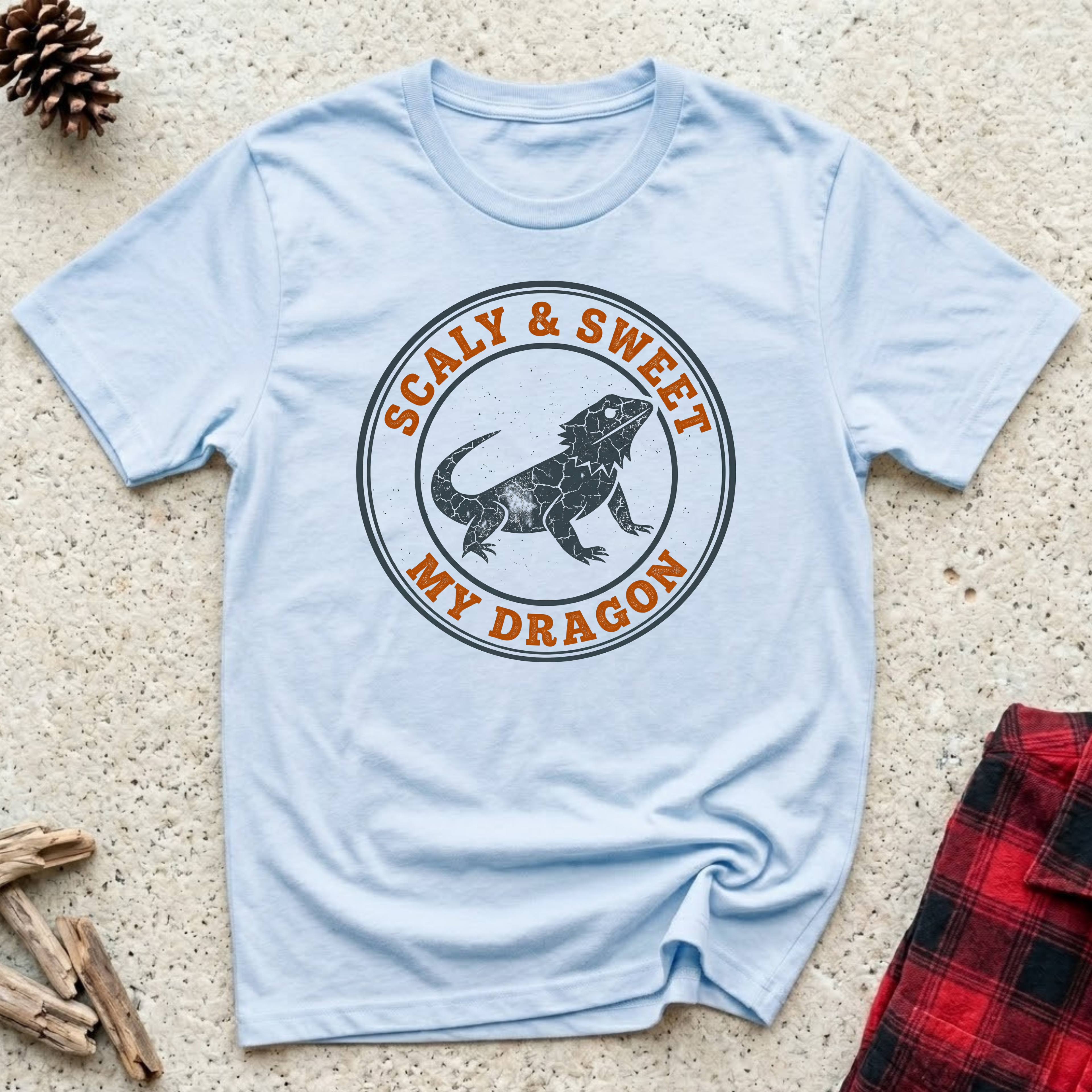 Scaly & Sweet My Dragon T-Shirt | Vintage Bearded Dragon Tee | Reptile Lover Gift