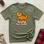 Scaly but Sweet T-Shirt | Funny Bearded Dragon Lover Tee | Reptile Owner Gift