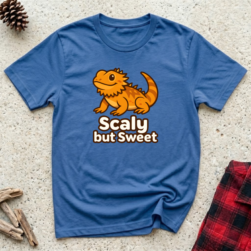 Scaly but Sweet T-Shirt | Funny Bearded Dragon Lover Tee | Reptile Owner Gift