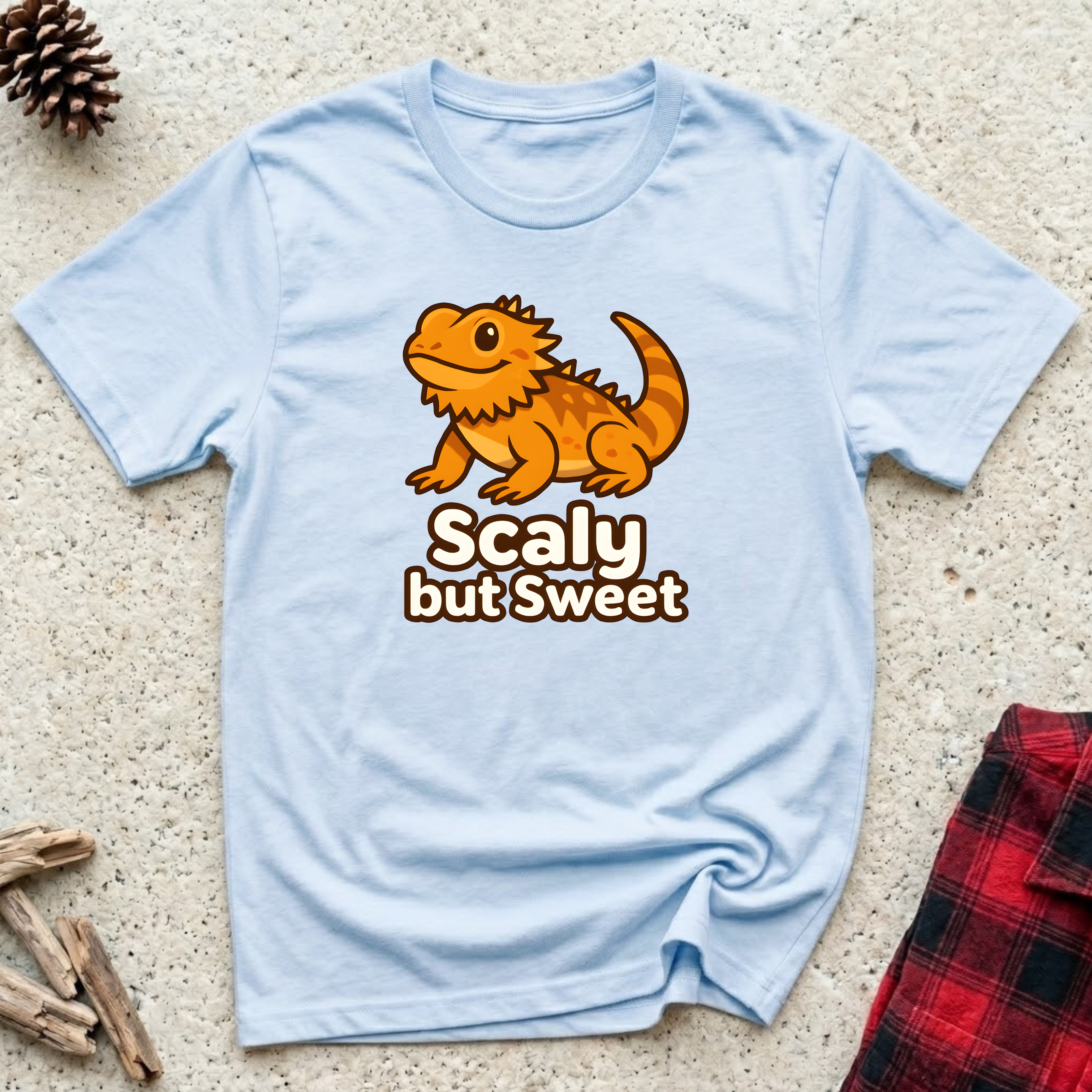 Scaly but Sweet T-Shirt | Funny Bearded Dragon Lover Tee | Reptile Owner Gift