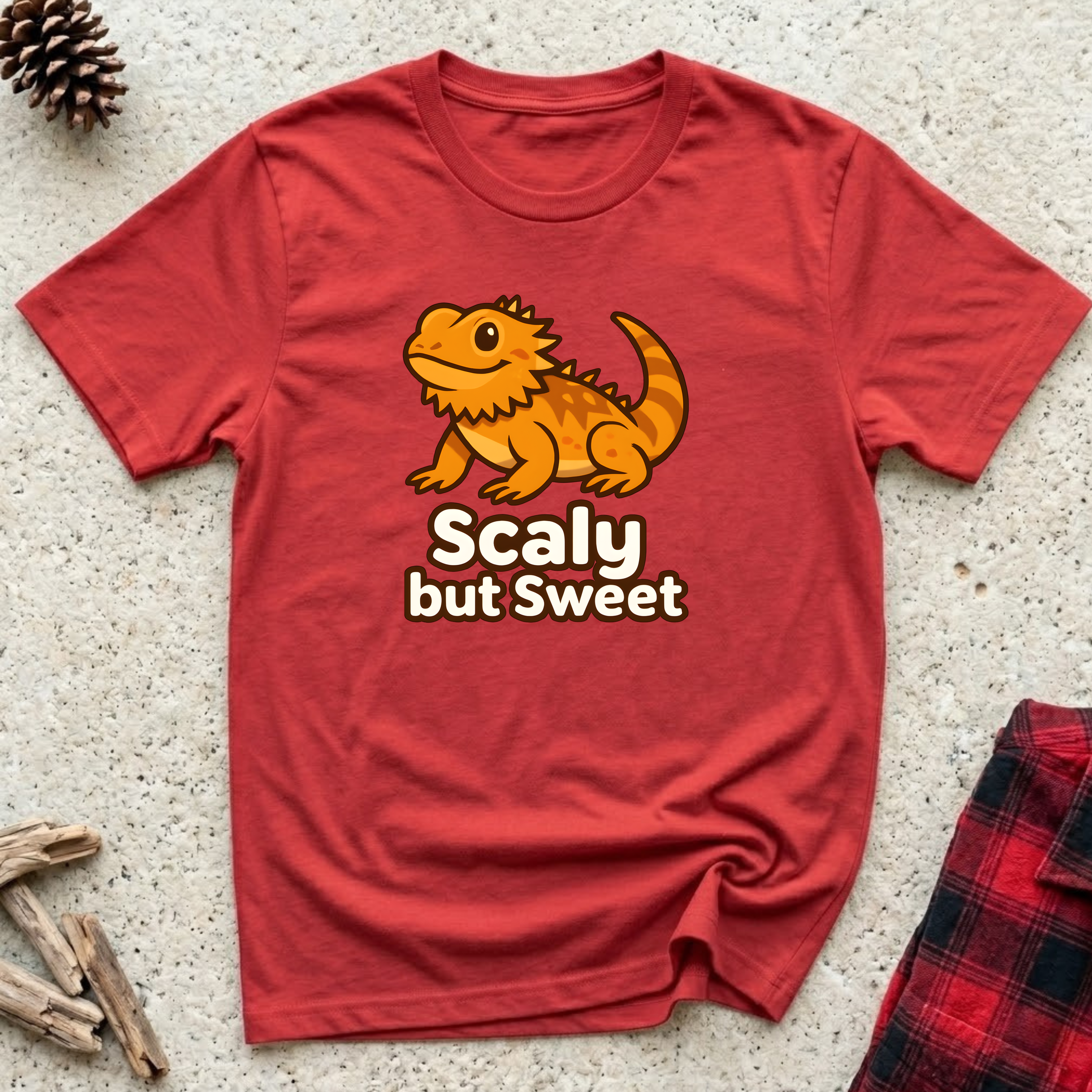 Scaly but Sweet T-Shirt | Funny Bearded Dragon Lover Tee | Reptile Owner Gift