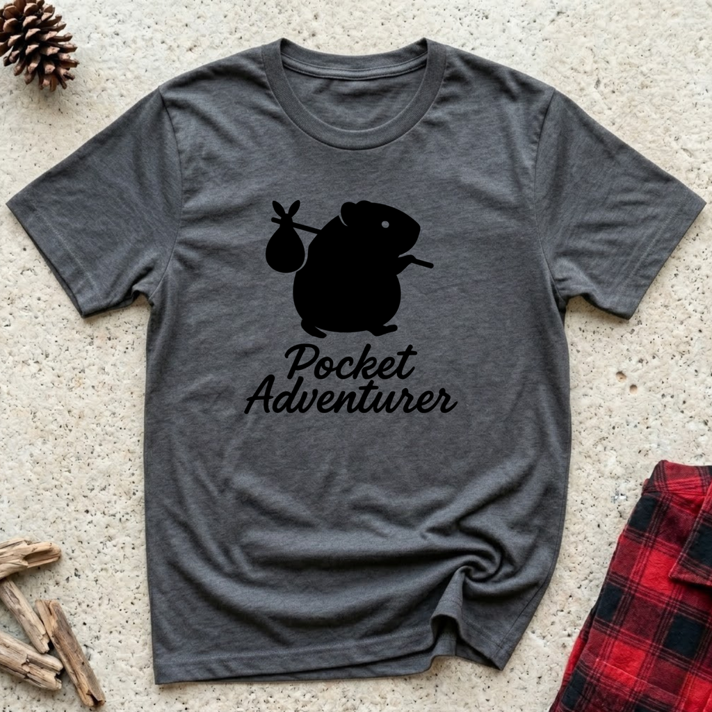 Pocket Adventurer T-Shirt | Funny Guinea Pig Lover Tee | Guinea Pig Owner Gift