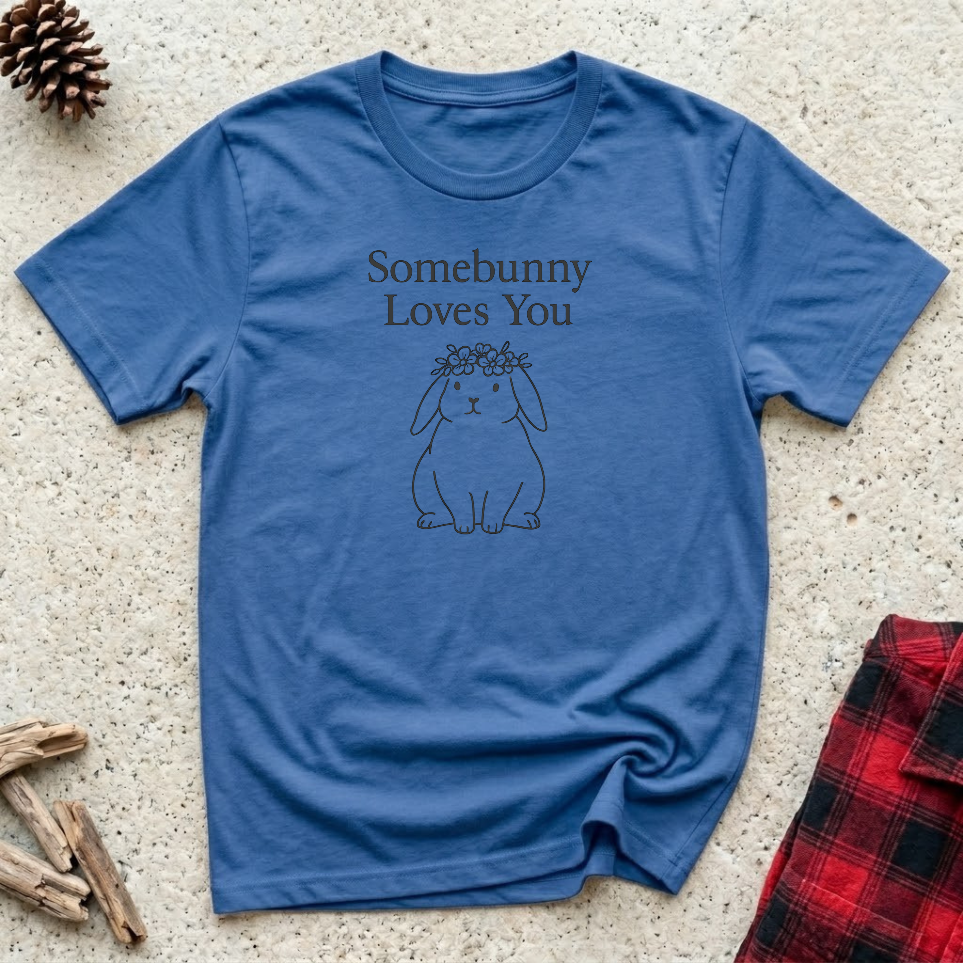 Somebunny Loves You T-Shirt | Cute Bunny Lover Tee | Rabbit Mom Gift