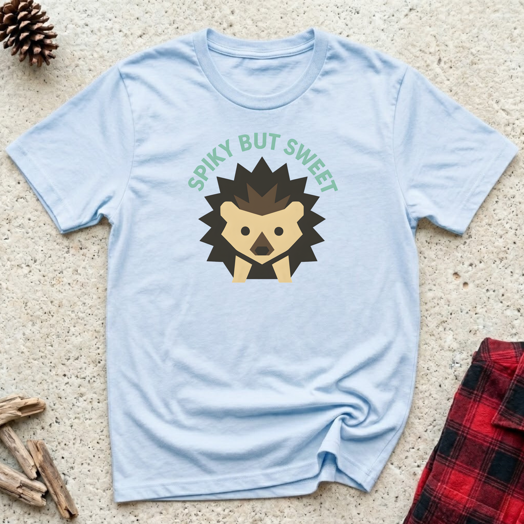 Spiky But Sweet T-Shirt | Funny Hedgehog Lover Tee | Hedgehog Owner Gift