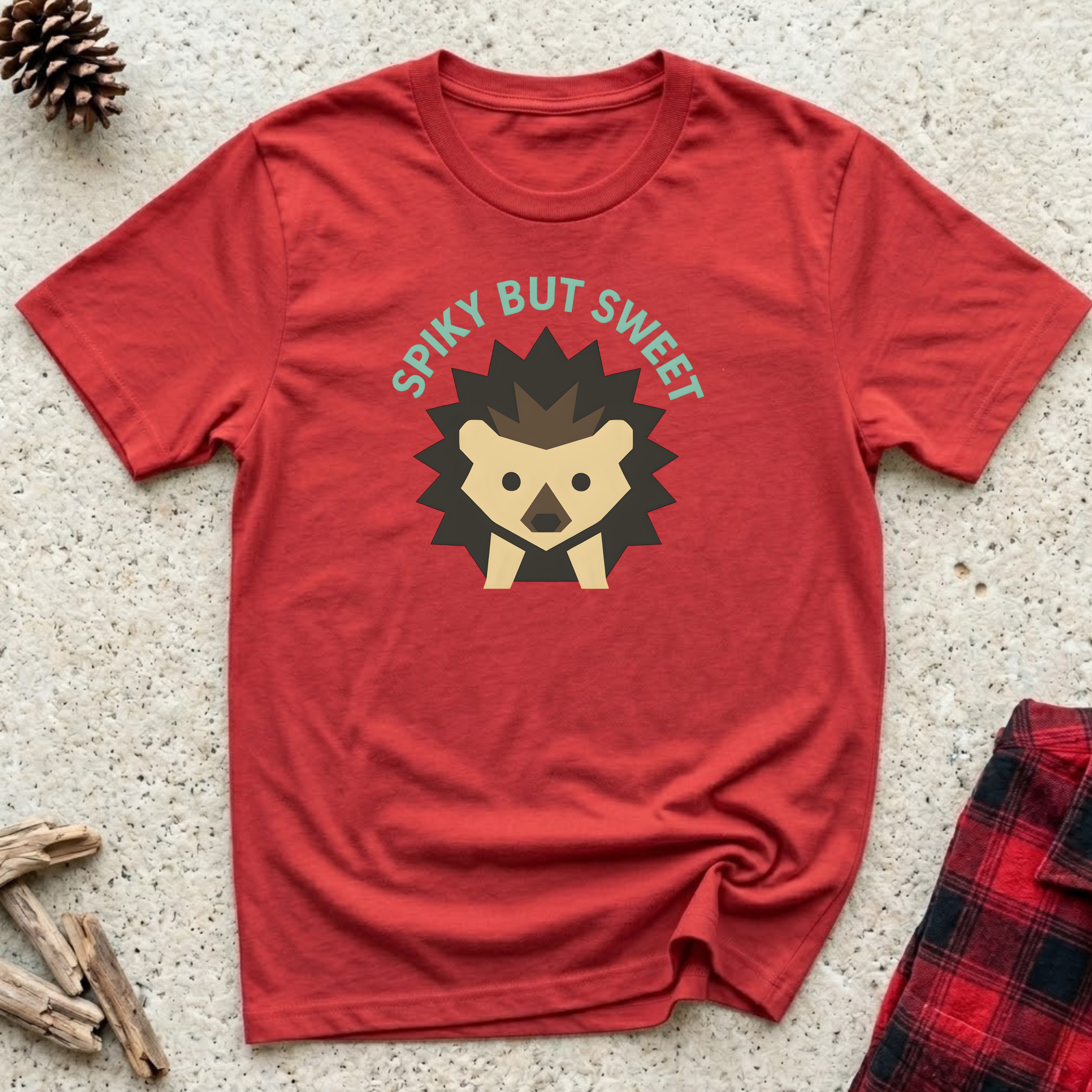 Spiky But Sweet T-Shirt | Funny Hedgehog Lover Tee | Hedgehog Owner Gift
