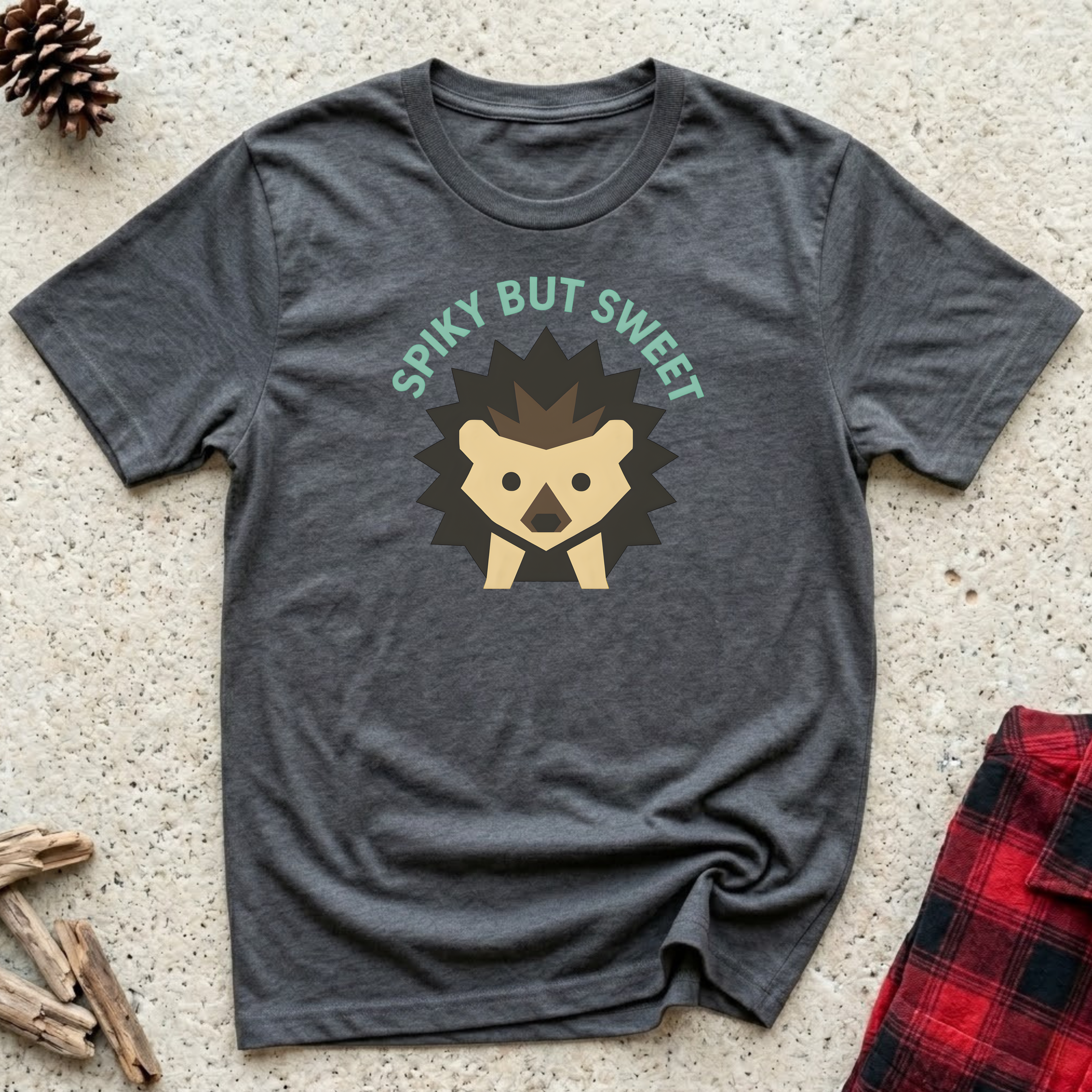 Spiky But Sweet T-Shirt | Funny Hedgehog Lover Tee | Hedgehog Owner Gift