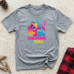 Squawk & Roll T-Shirt | Funny Parrot Music Lover Tee | Bird Owner Gift