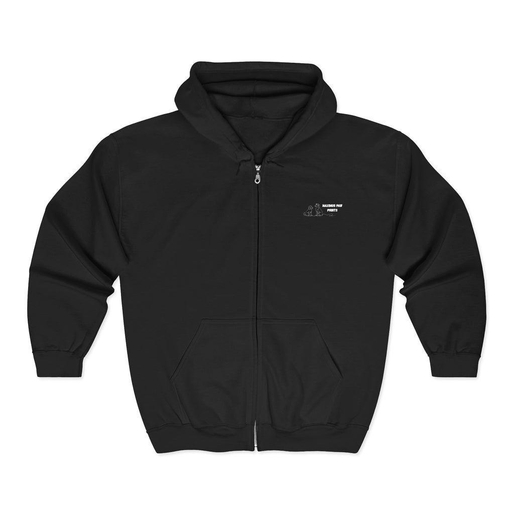 Maximus Paw Prints Full Zip Hoodie