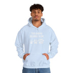 This Human Belongs To Me Hoodie | Funny Pet Lover Sweatshirt | Dog Mom Cat Mom Gift
