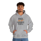 Dogs Are My Favourite People Hoodie | Funny Dog Lover Sweatshirt | Dog Mom Dog Dad Gift