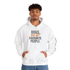 Dogs Are My Favourite People Hoodie | Funny Dog Lover Sweatshirt | Dog Mom Dog Dad Gift