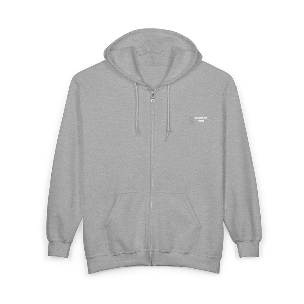 Maximus Paw Prints Full Zip Hoodie