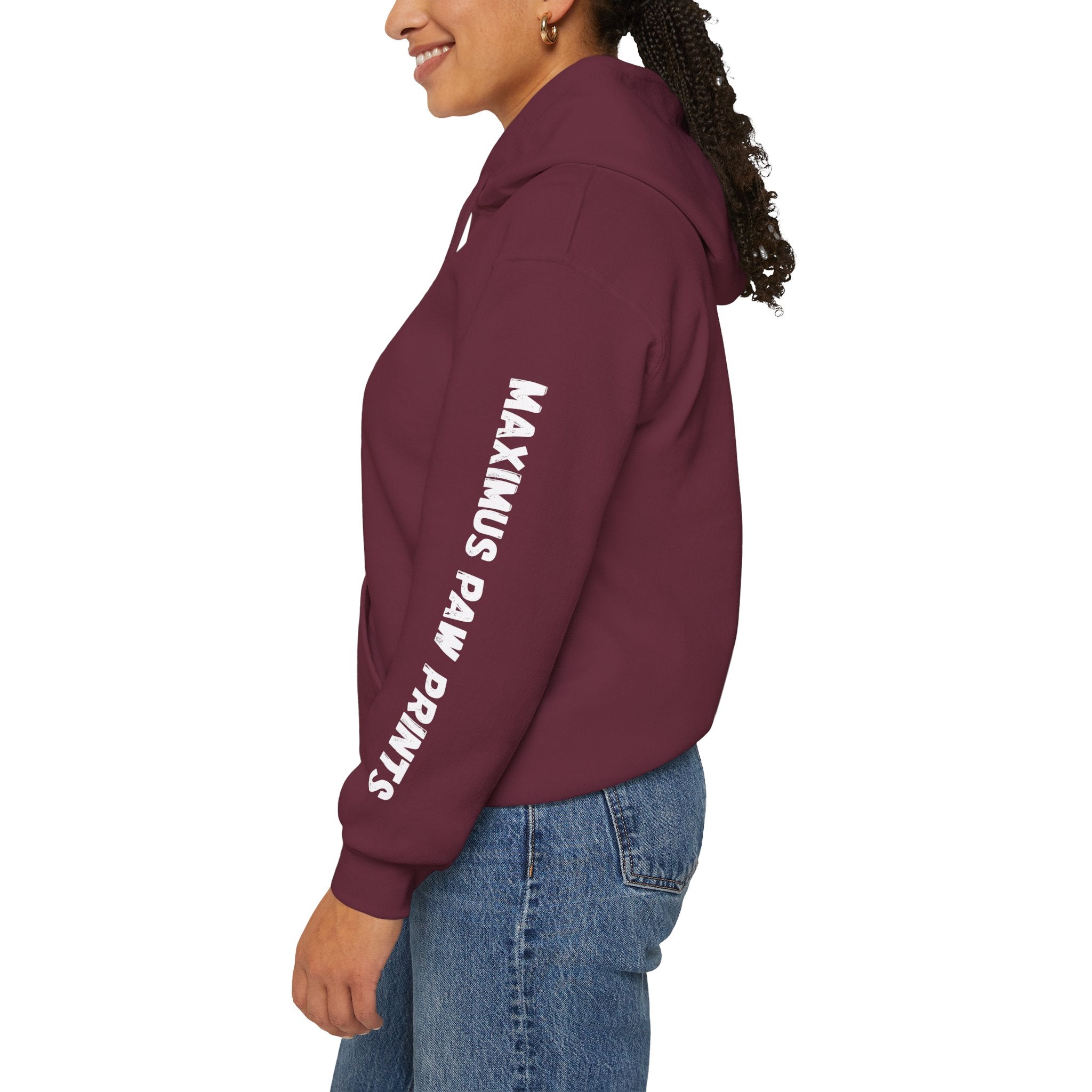 Maximus Paw Prints Hoodie | Pet Bond Sweatshirt | Dog Lover Cat Lover Gift