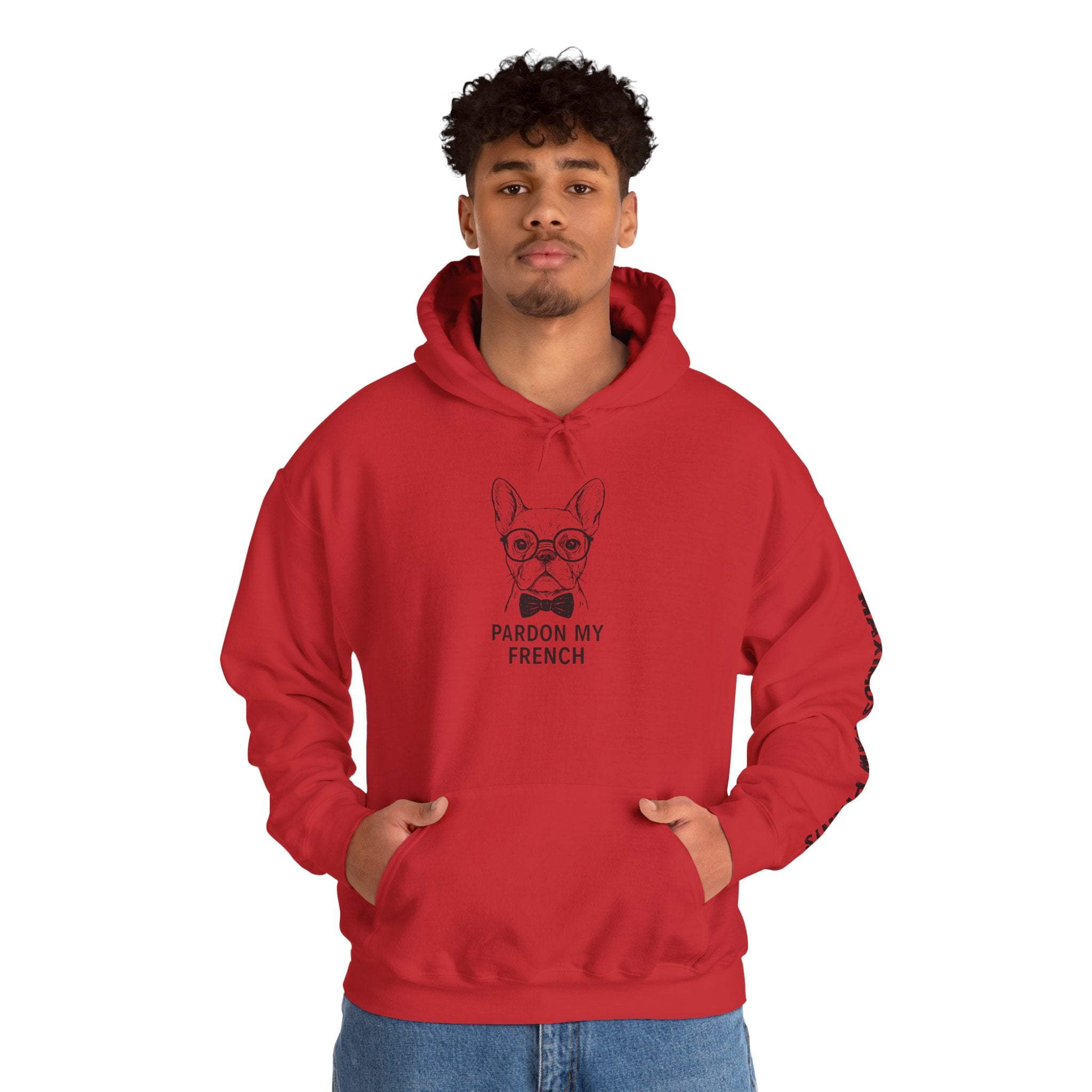 Pardon My French Hoodie | Funny French Bulldog Sweatshirt | Frenchie Lover Gift