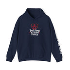 Best Things in Life Are Furry Hoodie | Funny Pet Lover Sweatshirt | Dog Mom Cat Mom Gift