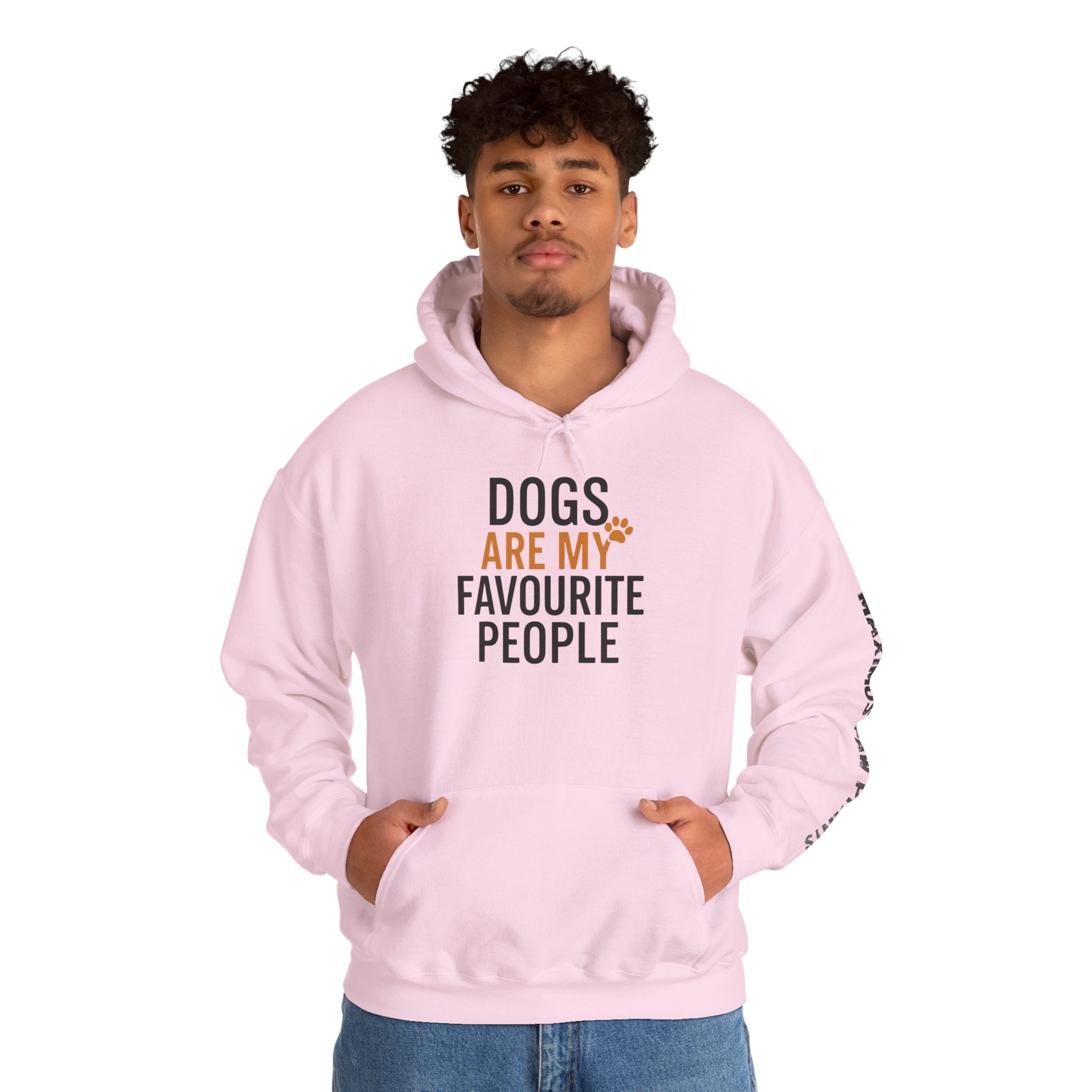 Dogs Are My Favourite People Hoodie | Funny Dog Lover Sweatshirt | Dog Mom Dog Dad Gift