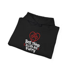 Best Things in Life Are Furry Hoodie | Funny Pet Lover Sweatshirt | Dog Mom Cat Mom Gift