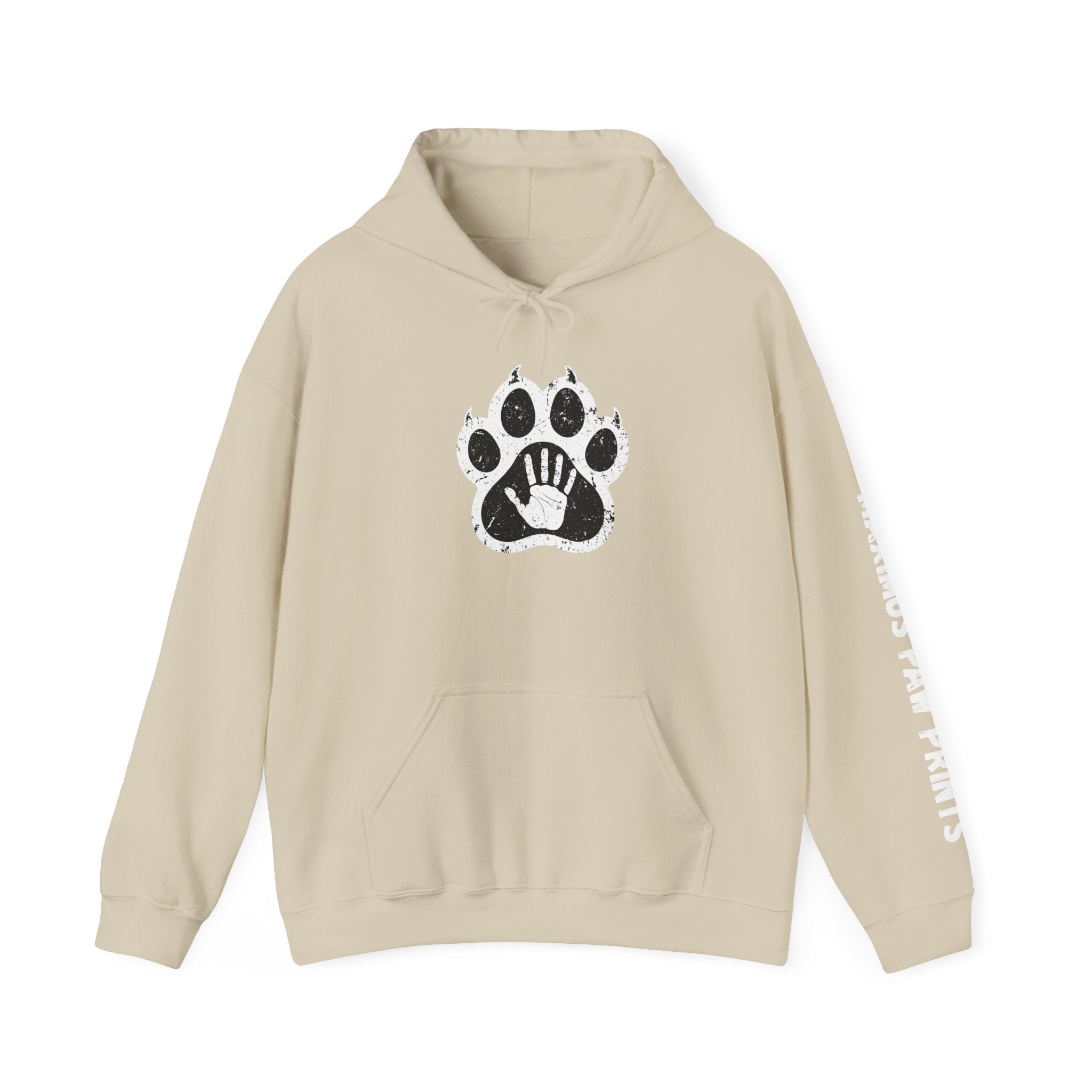 Maximus Paw Prints Hoodie | Pet Bond Sweatshirt | Dog Lover Cat Lover Gift