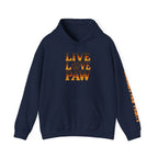 Live Love Paw Hoodie | Funny Pet Lover Sweatshirt | Dog Mom Cat Mom Gift